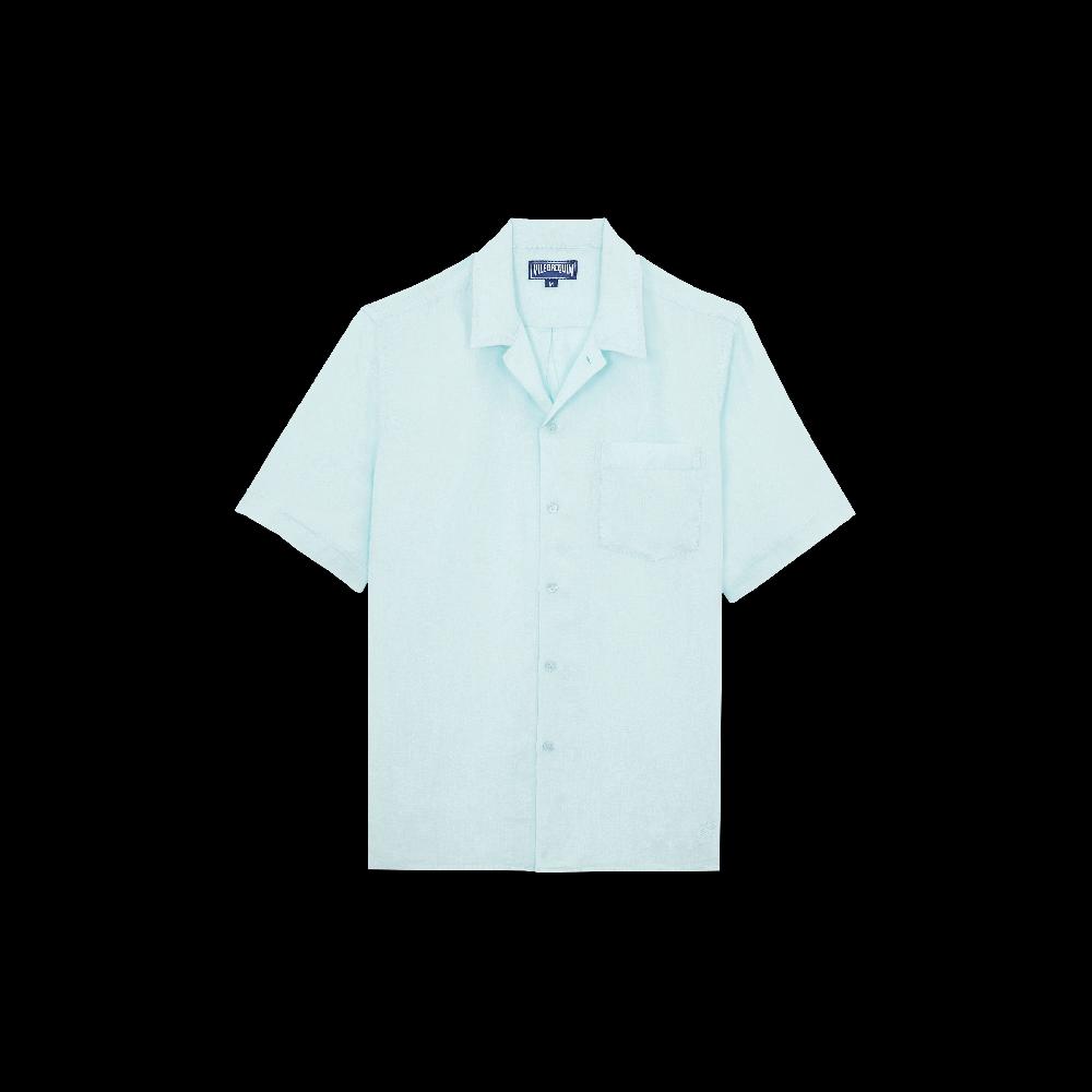 Vilebrequin Chemise En Lin Homme Natural Dye