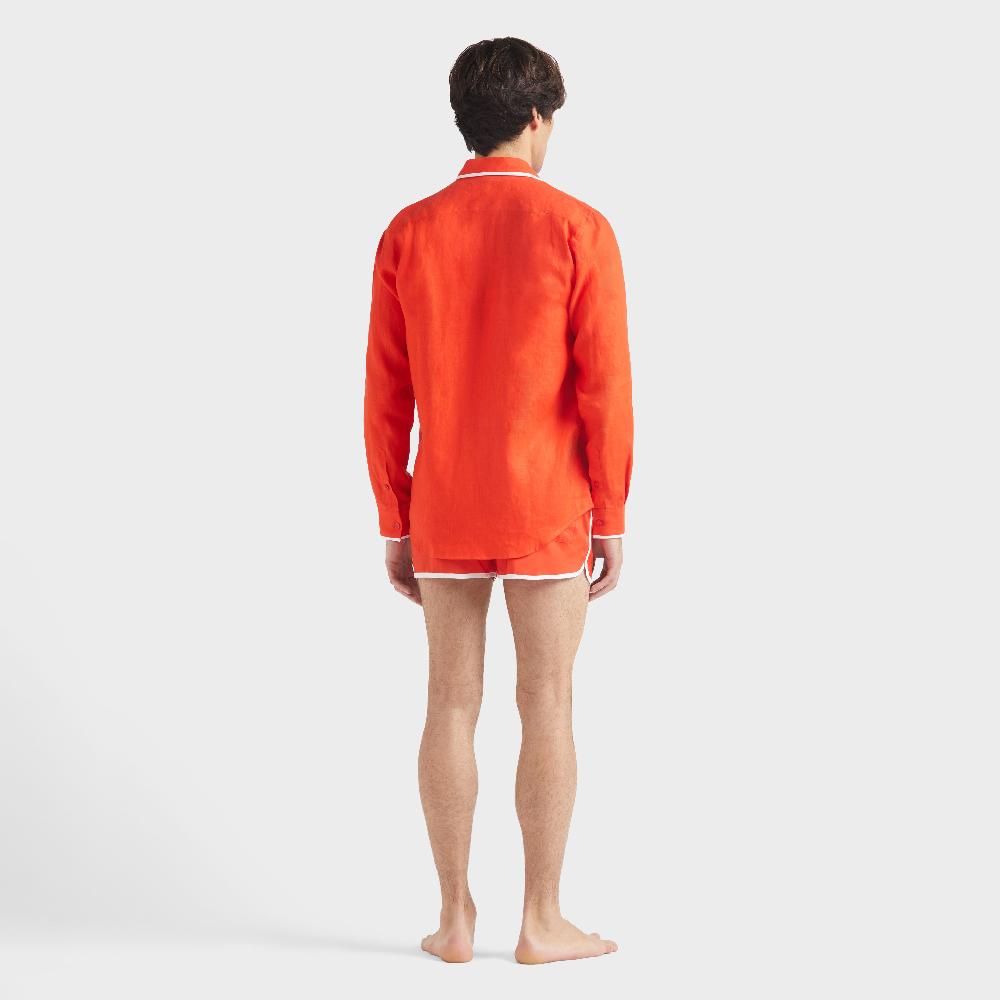 Vilebrequin Chemise En Lin Homme VBQ Line