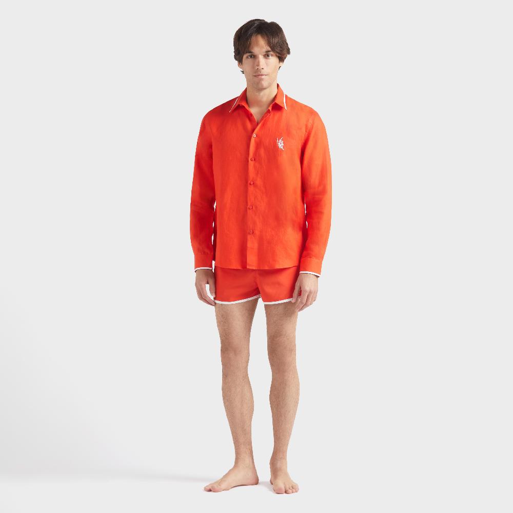 vilebrequin Chemise en lin homme VBQ Line