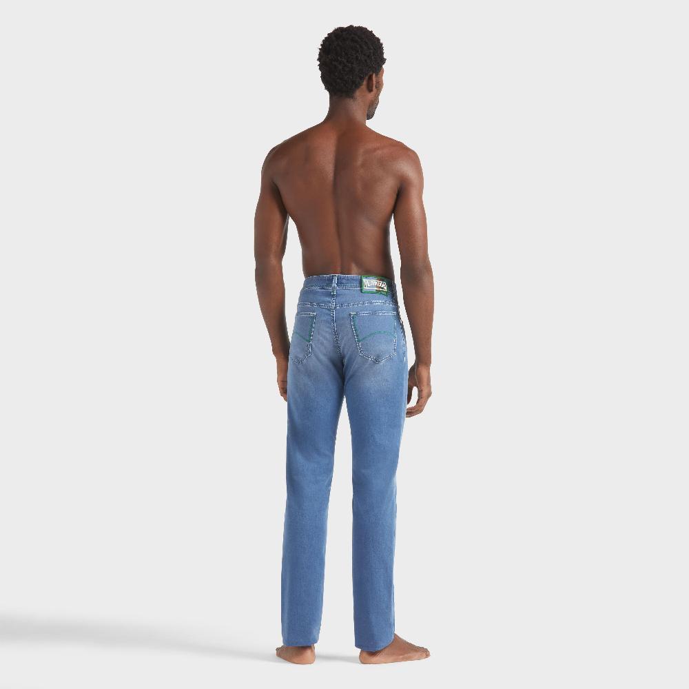 Vilebrequin Jean 5 Poches Homme Palms Offset