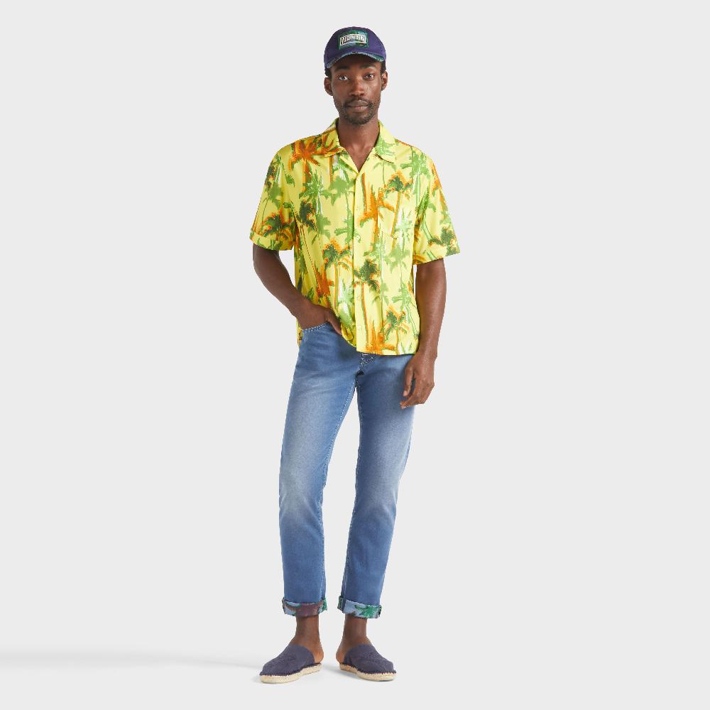 Vilebrequin Jean 5 Poches Homme Palms Offset