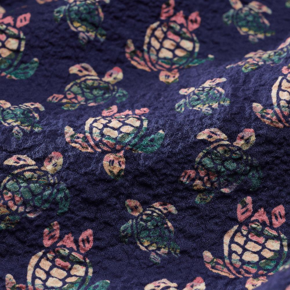 Vilebrequin Jupe En Coton Fille Landscape Turtles