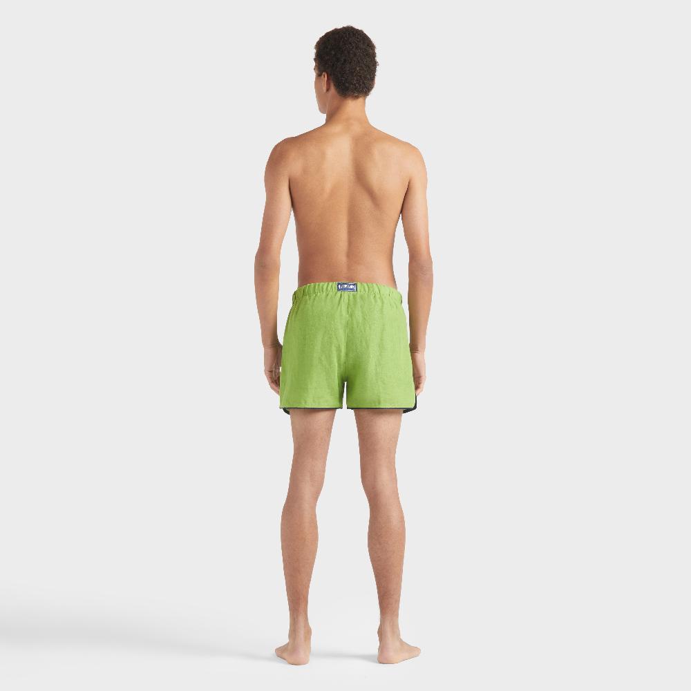 Vilebrequin Maillot De Bain En Lin Homme Uni