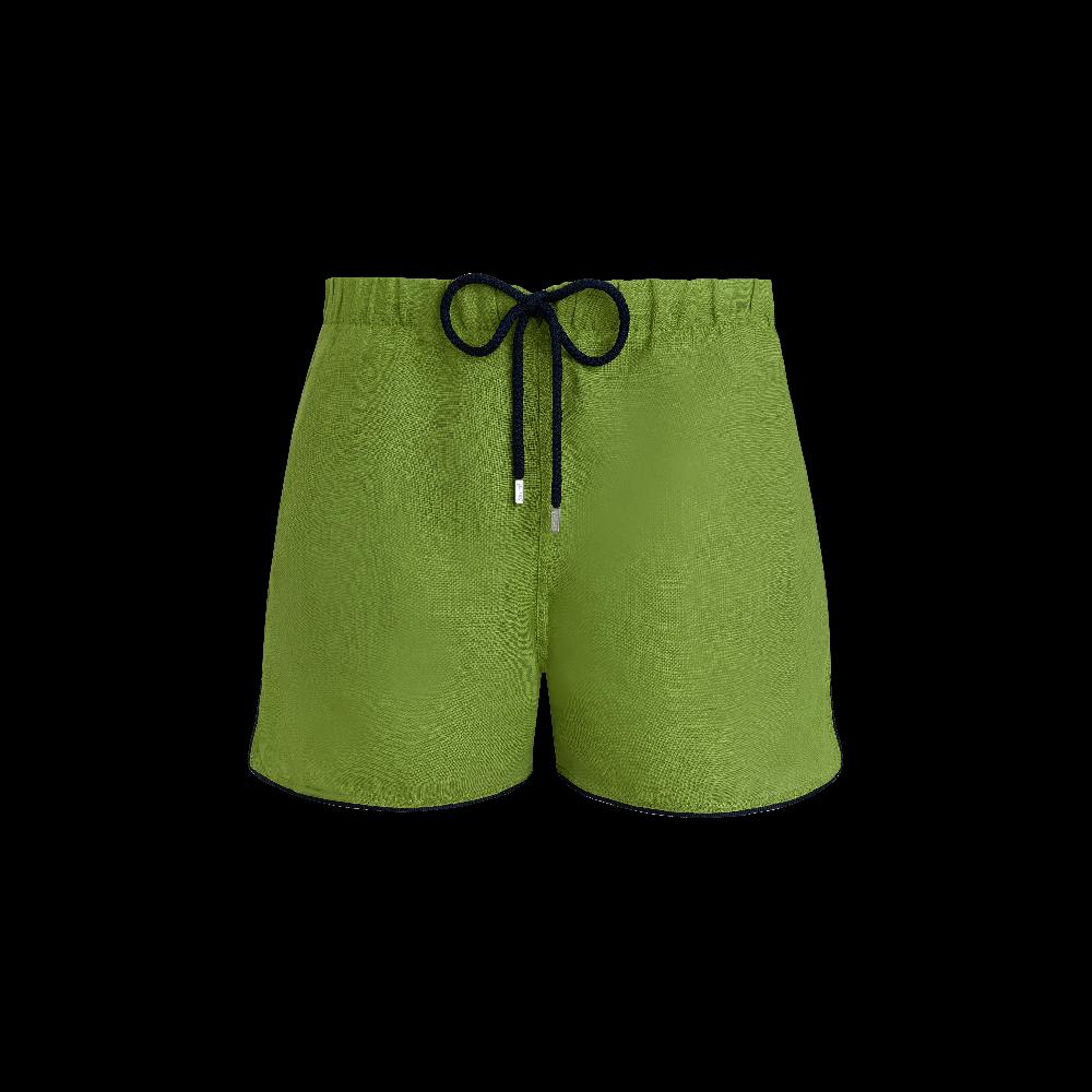 Vilebrequin Maillot De Bain En Lin Homme Uni