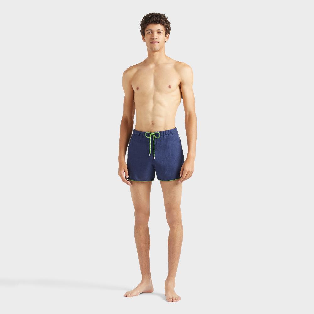 vilebrequin Maillot de bain en lin homme uni