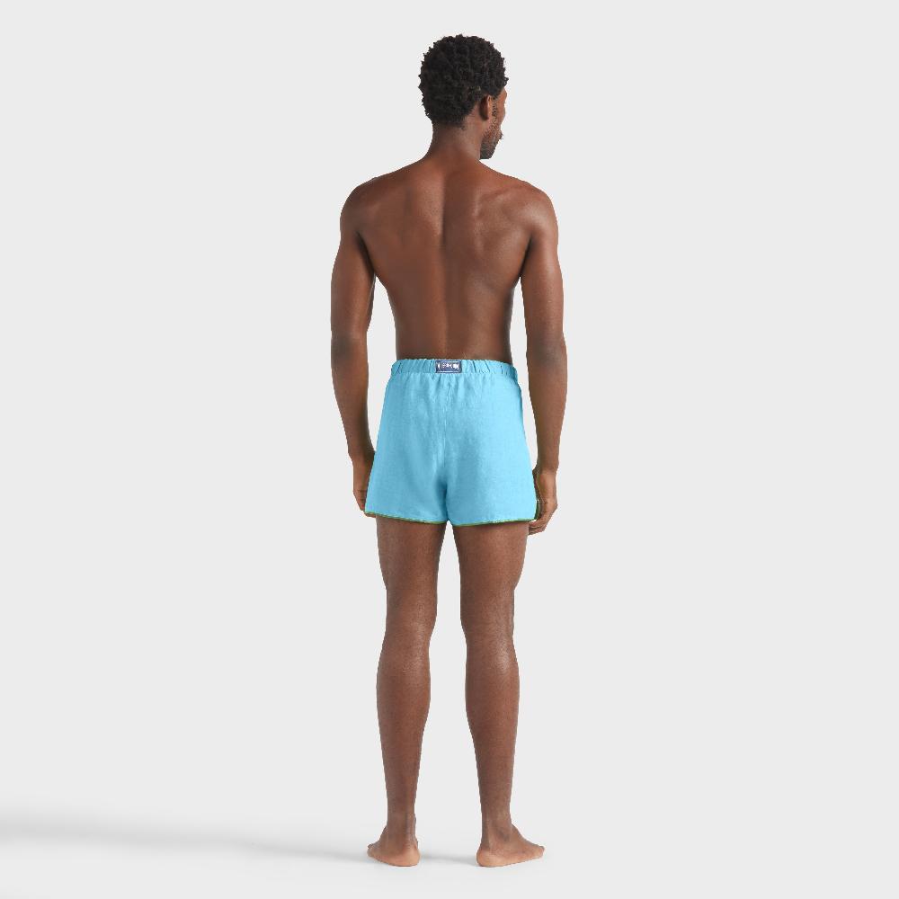Vilebrequin Maillot De Bain En Lin Homme Uni