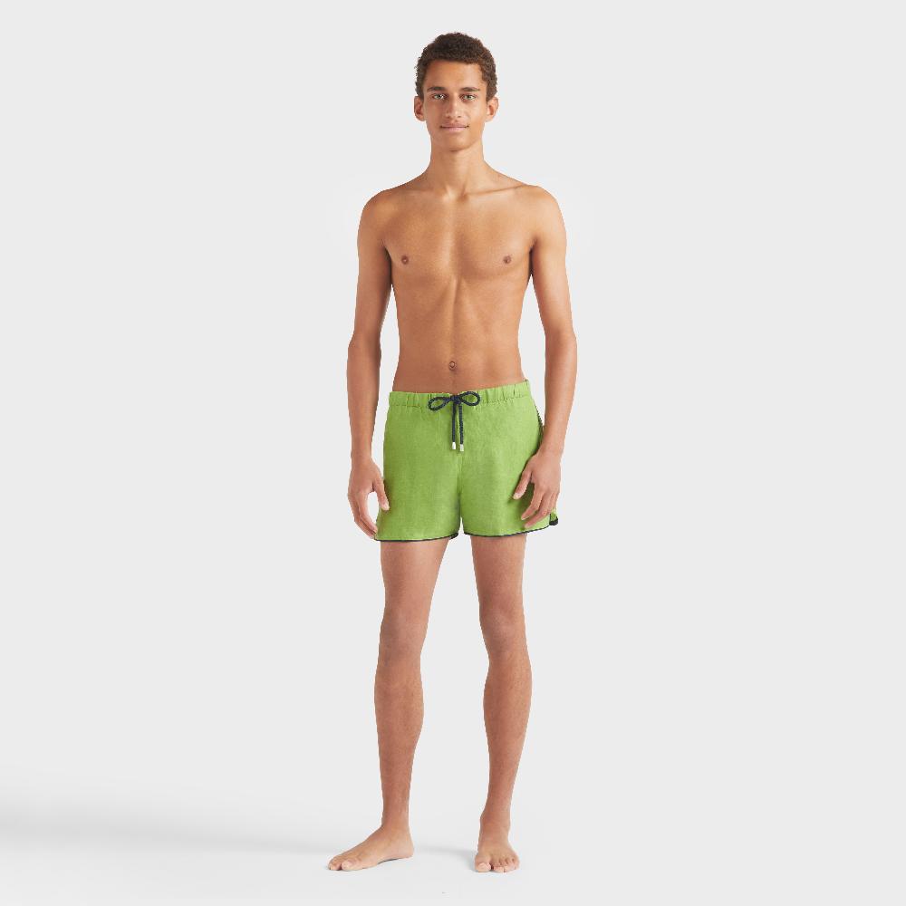 vilebrequin Maillot de bain en lin homme uni