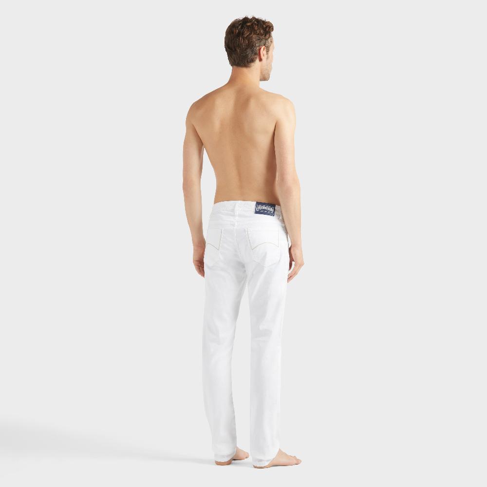 Vilebrequin Pantalon En Coton Et Lin Homme Uni
