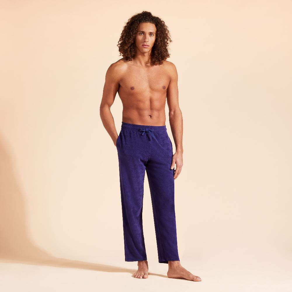 vilebrequin Pantalon en éponge homme uni