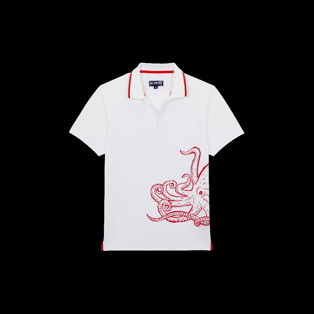 Vilebrequin Polo En Coton Homme Poulpe Imprimé