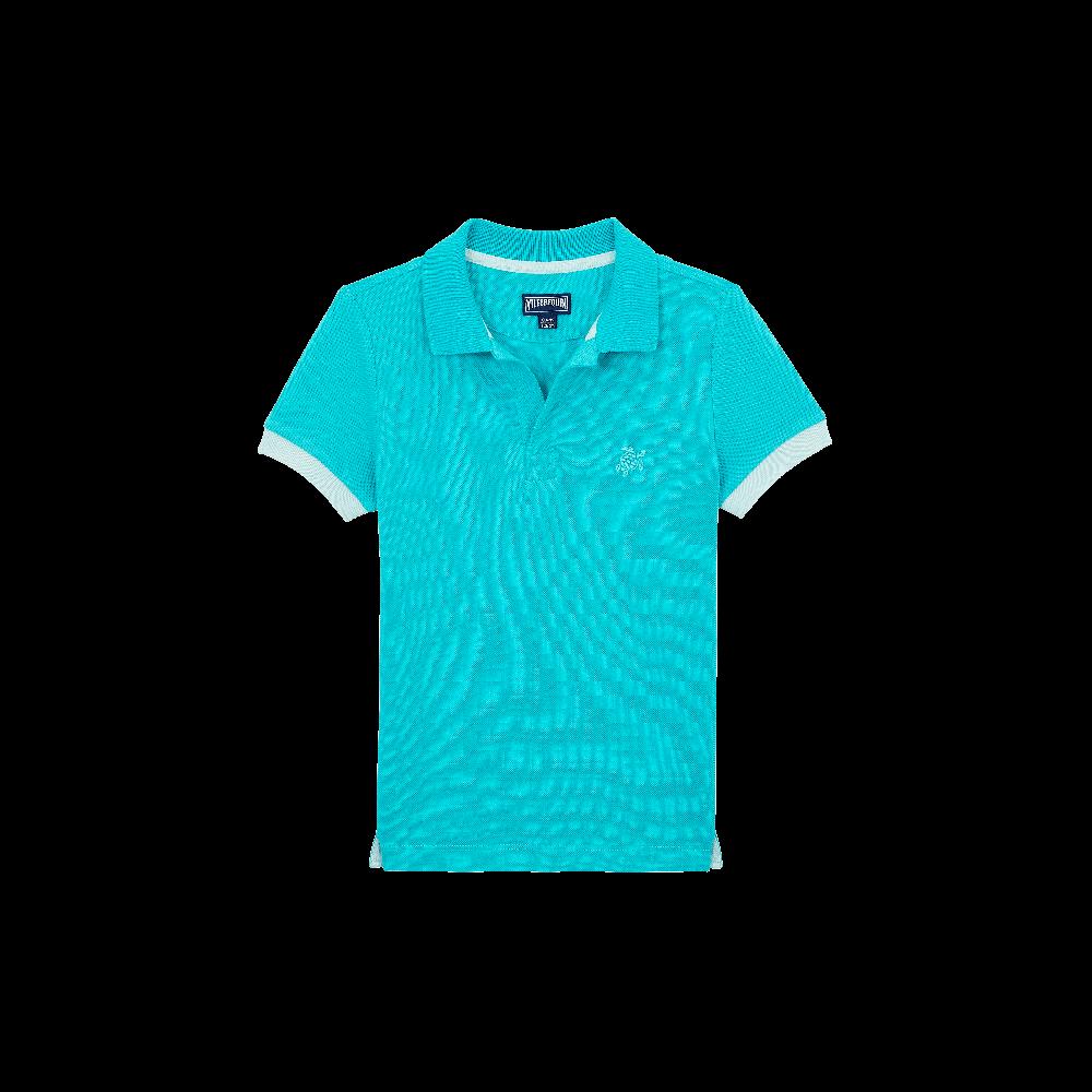 vilebrequin Polo en coton organique garçon uni