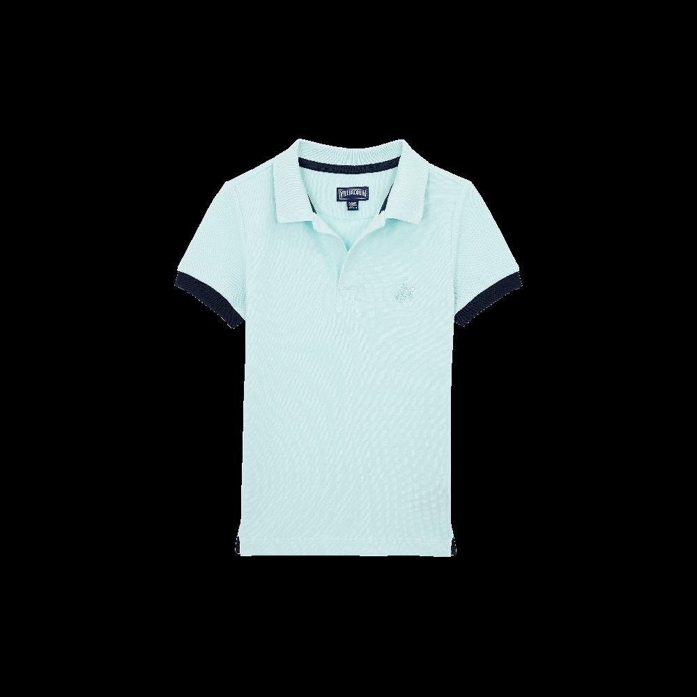 vilebrequin Polo en coton organique garçon uni