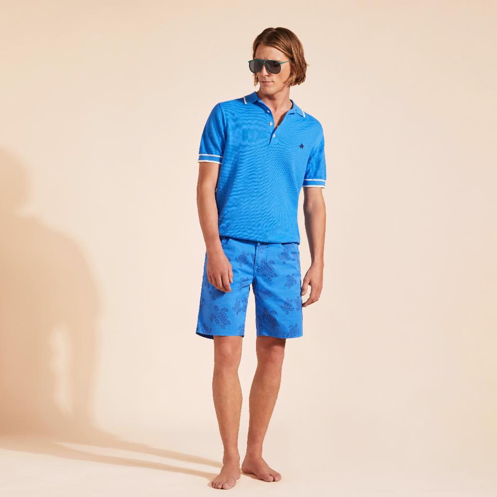 Vilebrequin Polo En Coton Tricoté Homme Uni