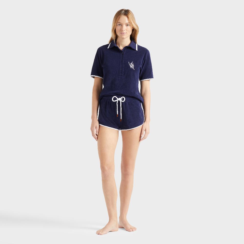 vilebrequin Polo en éponge femme VBQ Line