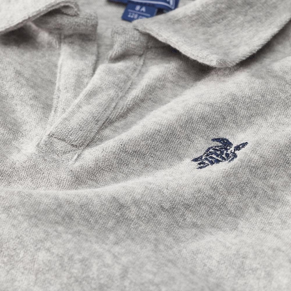 Vilebrequin Polo En éponge Garçon Tortue Brodée