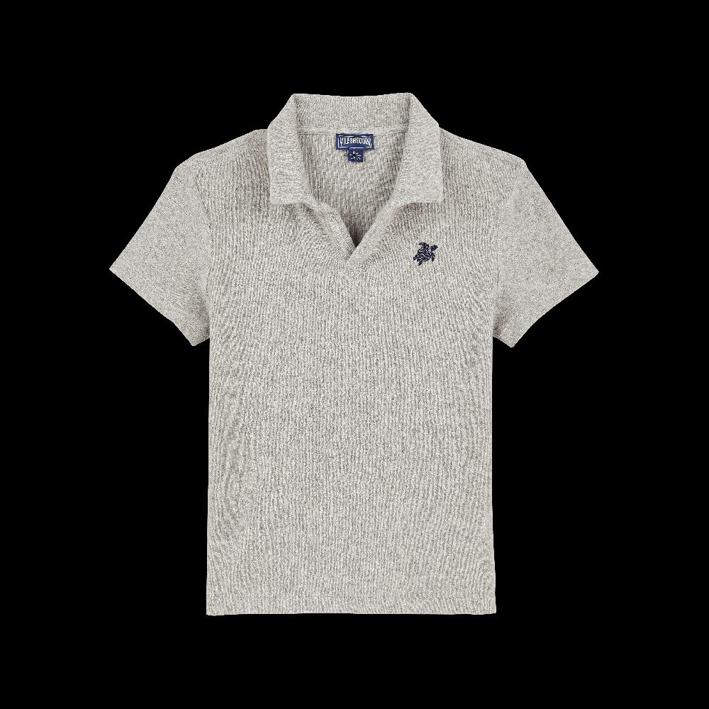 vilebrequin Polo en éponge garçon Tortue brodée