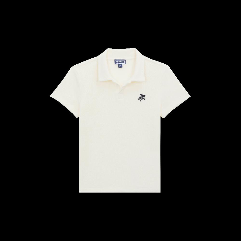 vilebrequin Polo en éponge garçon Tortue Brodée