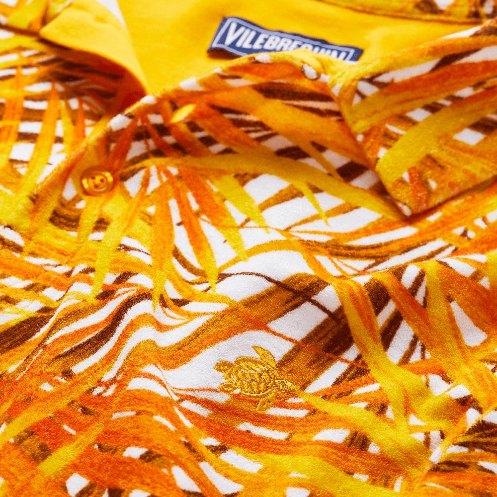 Vilebrequin Polo En éponge Homme Palm Leaves