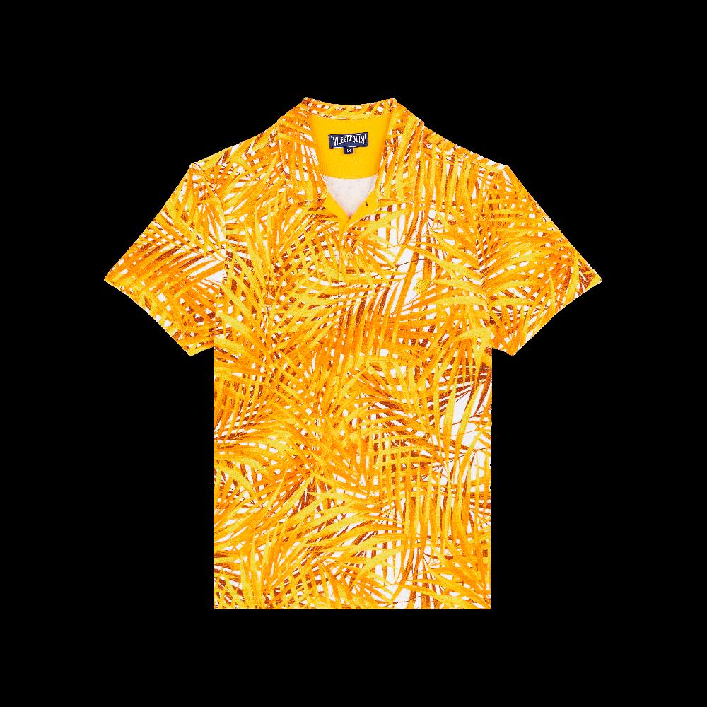 Vilebrequin Polo En éponge Homme Palm Leaves