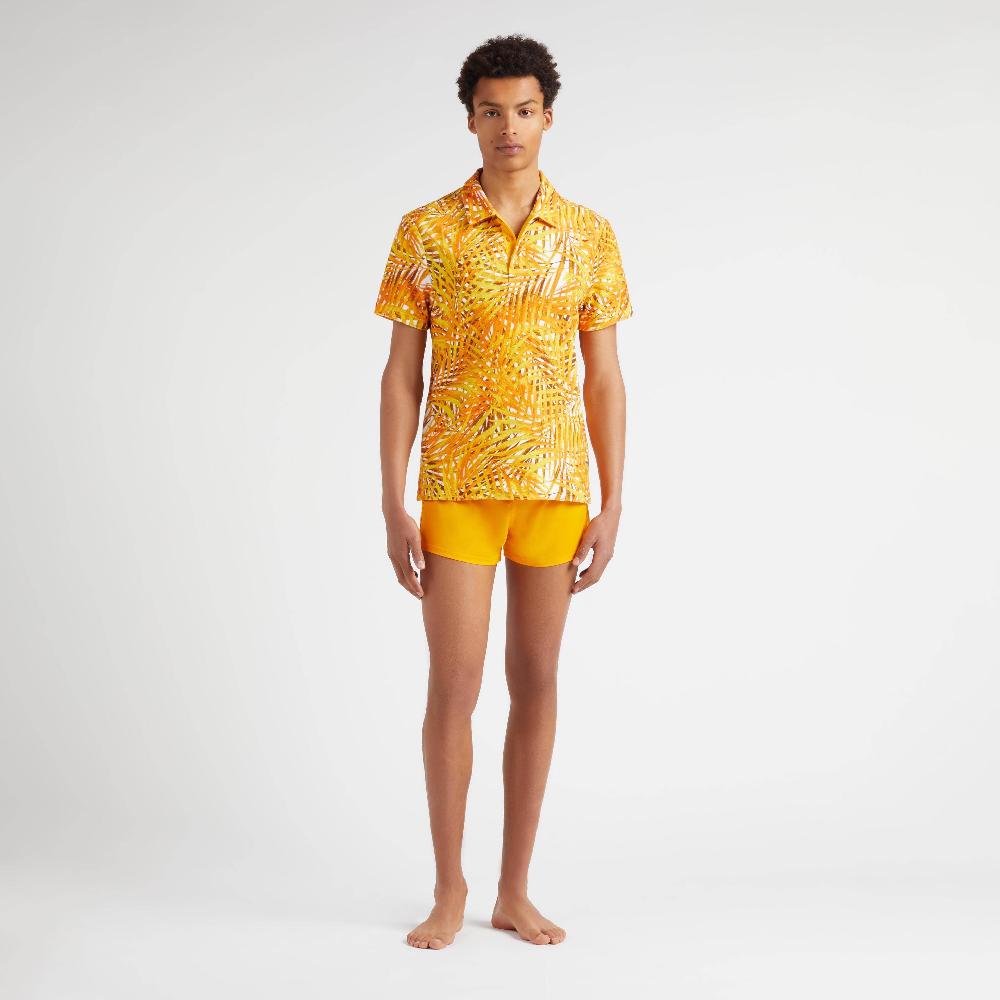 vilebrequin Polo en éponge homme Palm Leaves