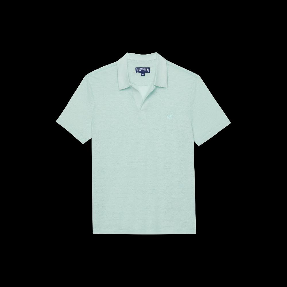 Vilebrequin Polo En Jersey De Lin Homme Uni