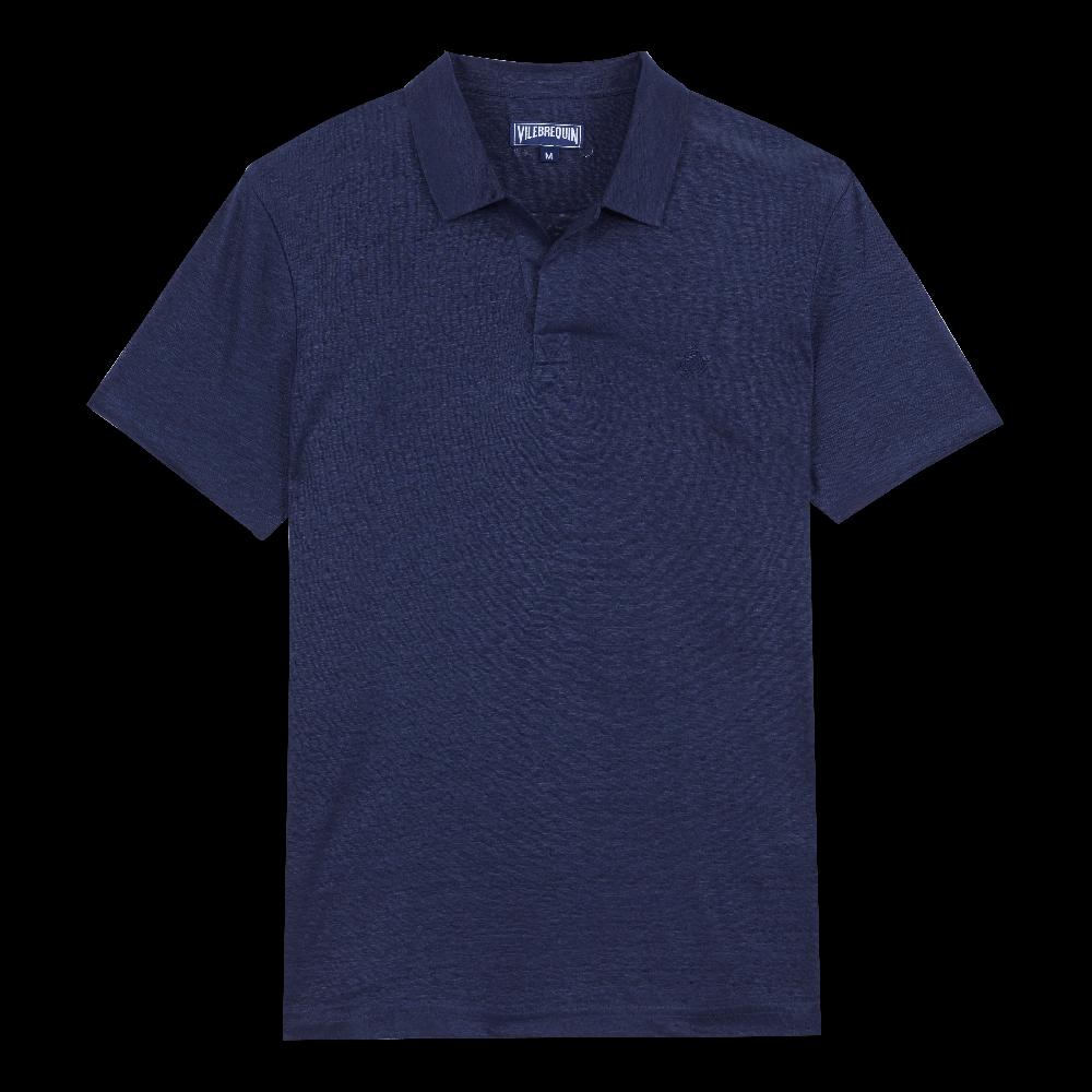 Vilebrequin Polo En Jersey De Lin Homme Uni