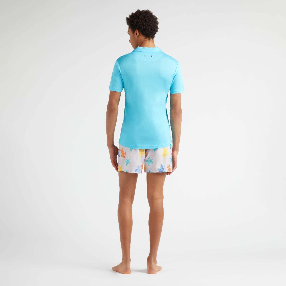 Vilebrequin Polo En Tencel Homme Uni