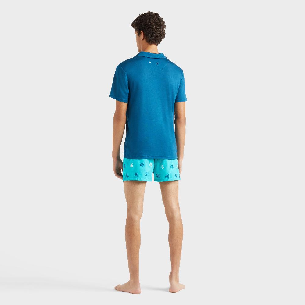 Vilebrequin Polo En Tencel Homme Uni