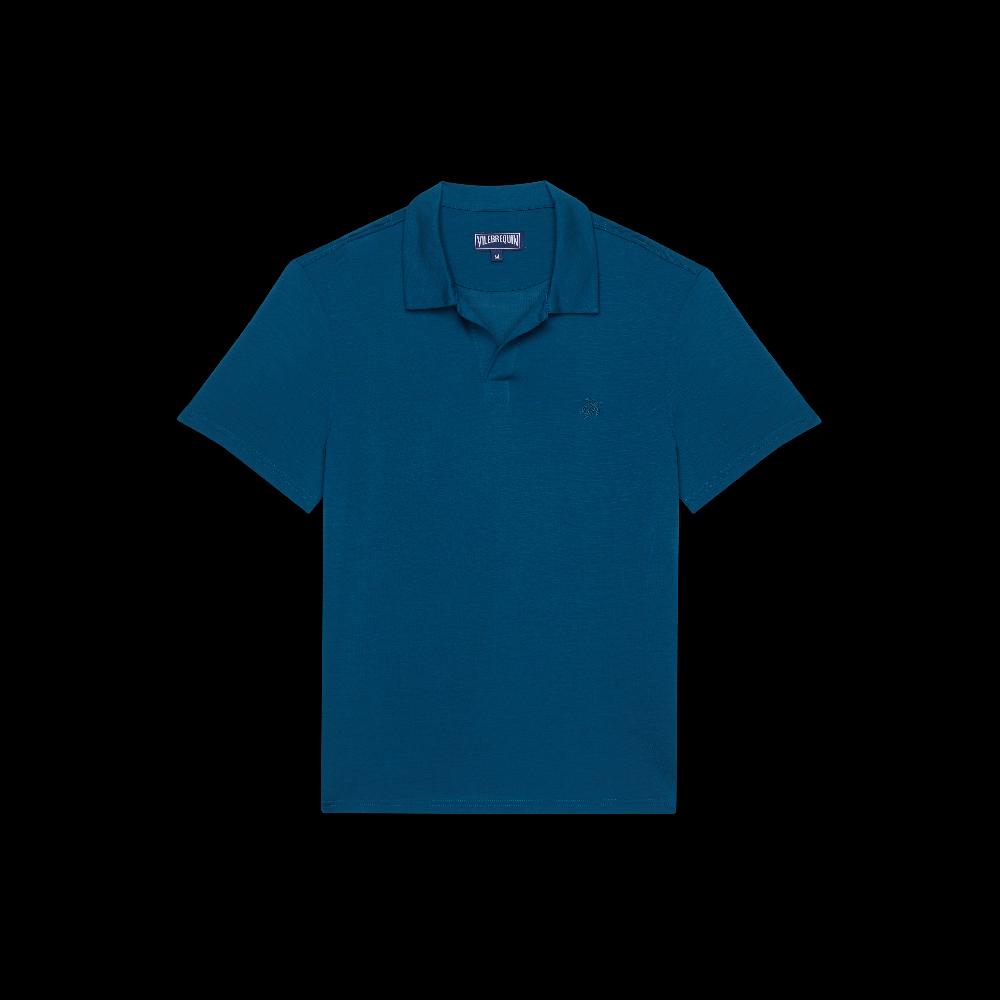 Vilebrequin Polo En Tencel Homme Uni
