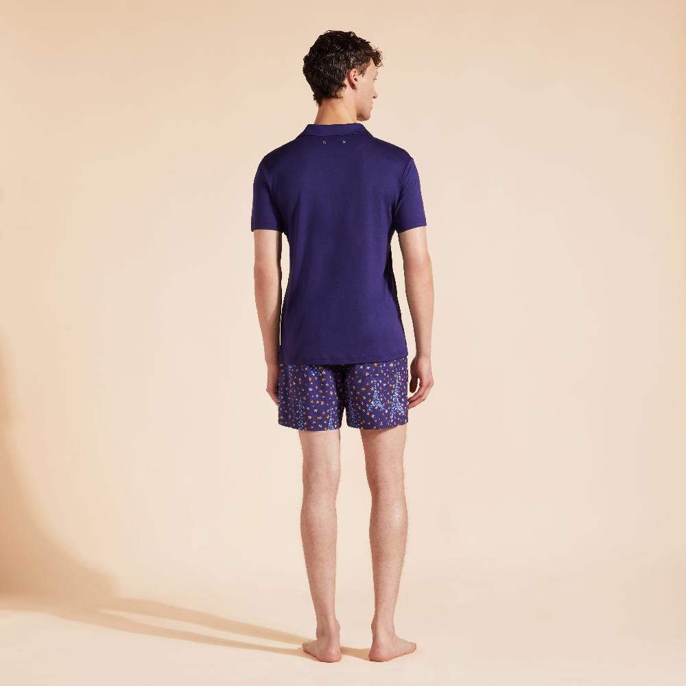 Vilebrequin Polo En Tencel Homme Uni