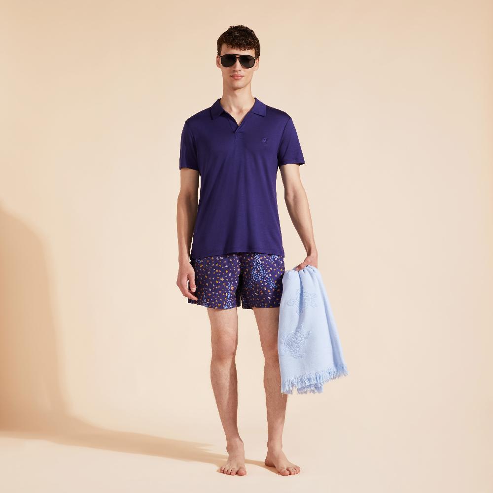 Vilebrequin Polo En Tencel Homme Uni