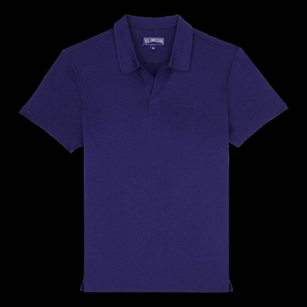 Vilebrequin Polo En Tencel Homme Uni