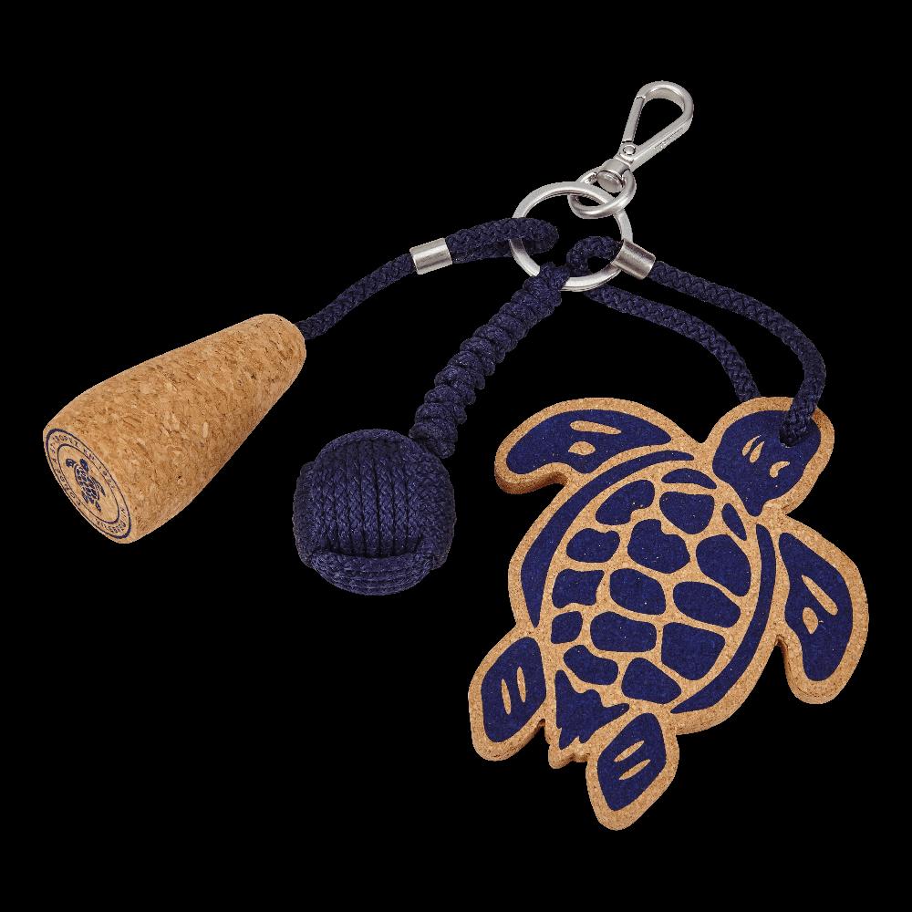 Vilebrequin Porte Clés Flottant Tortue En Liège