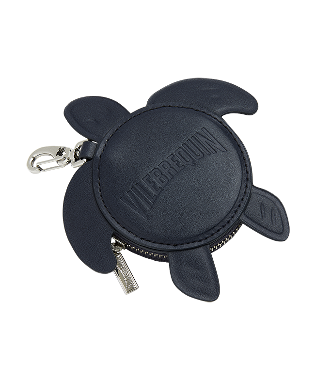 vilebrequin Porte monnaie tortue en cuir