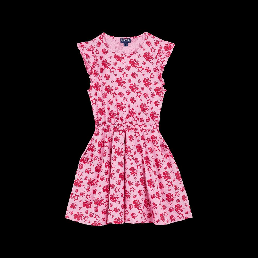 Vilebrequin Robe En Coton Fille Turtles Heart