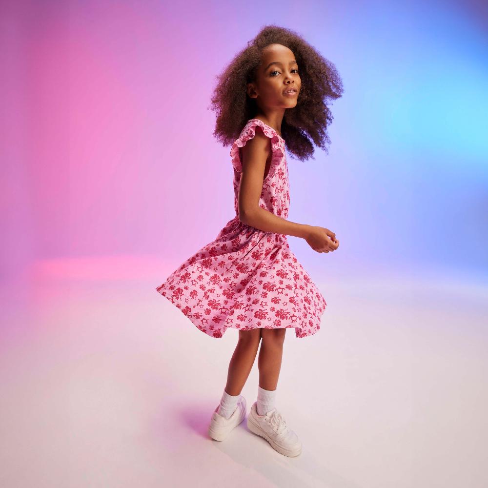 vilebrequin Robe en coton fille Turtles Heart