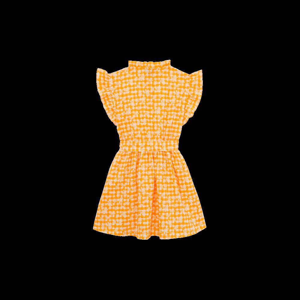 Vilebrequin Robe En Coton Fille Turtles Vichy