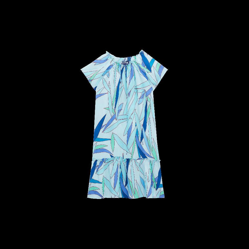 vilebrequin Robe en voile de coton fille Madrague