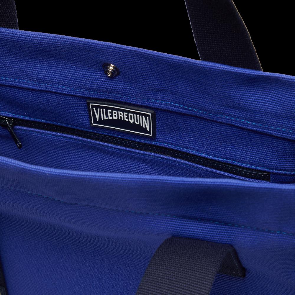 Vilebrequin Sac De Plage Uni En Coton Medium