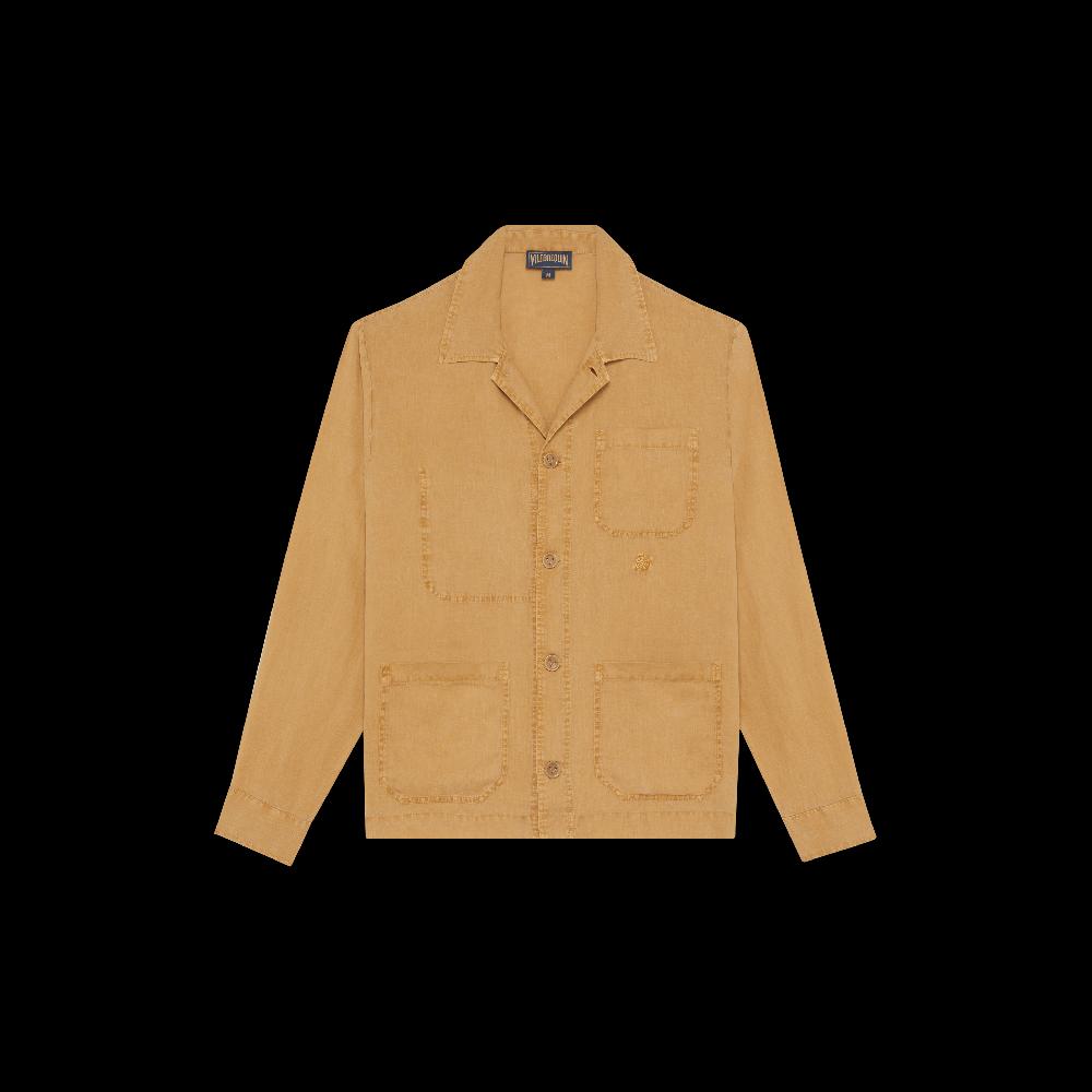 Vilebrequin Surchemise En Lin Homme Mineral Dye