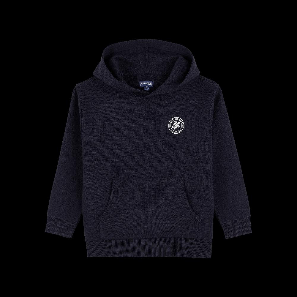 vilebrequin Sweat à capuche en coton enfant uni