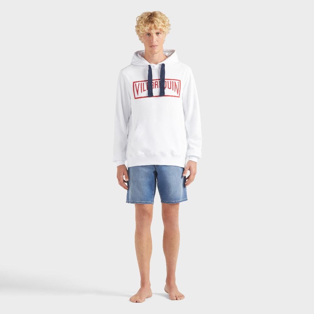 vilebrequin Sweat à capuche en coton homme uni