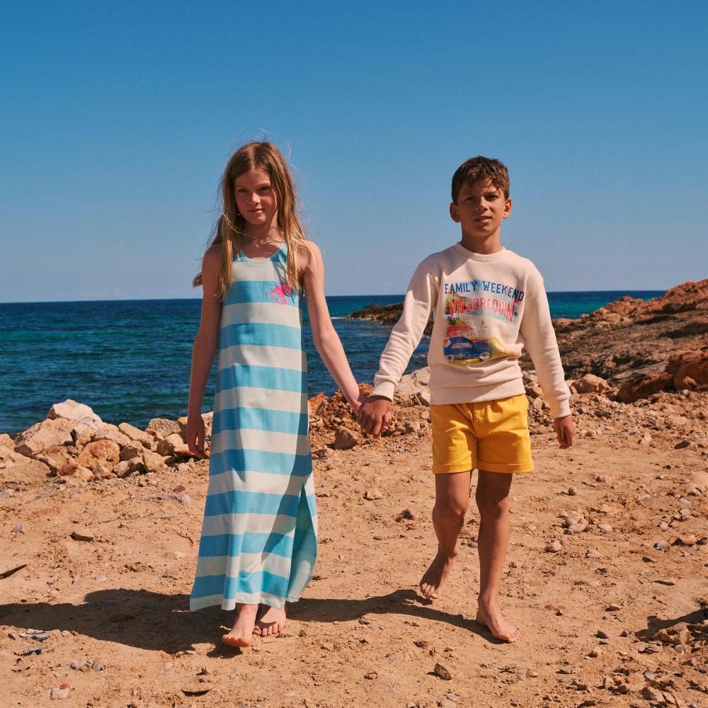 Vilebrequin Sweat Col Rond Enfants Family Weekend