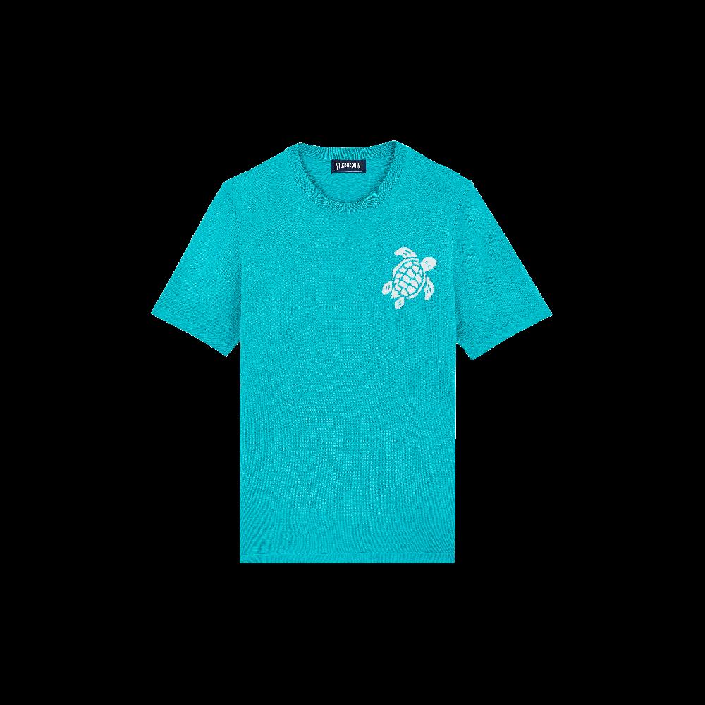 Vilebrequin T-shirt En Coton Homme Tortue Jacquard