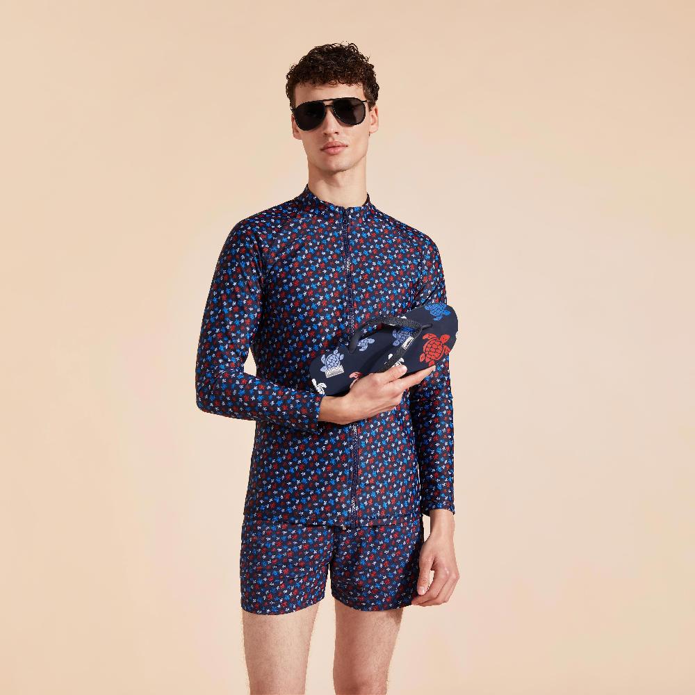 vilebrequin Tongs homme Tortues Multicolores