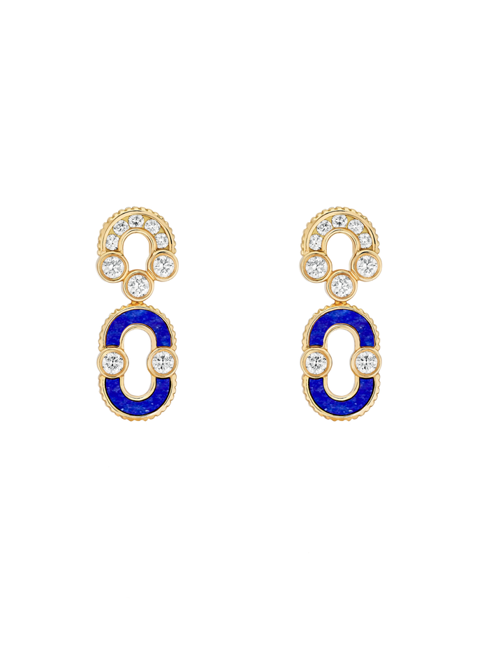 viltier BOUCLES D'OREILLES MAGNETIC SOLO LAPIS-LAZULI