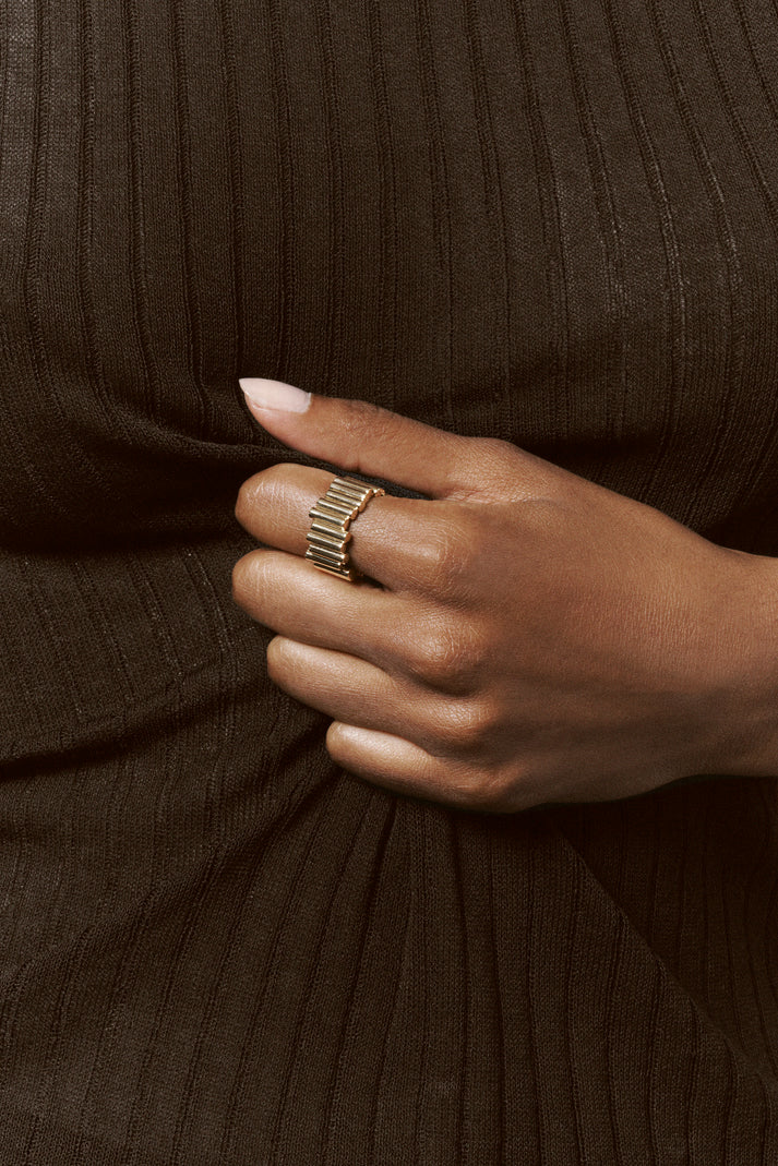 Viltier BAGUE EDGE LARGE