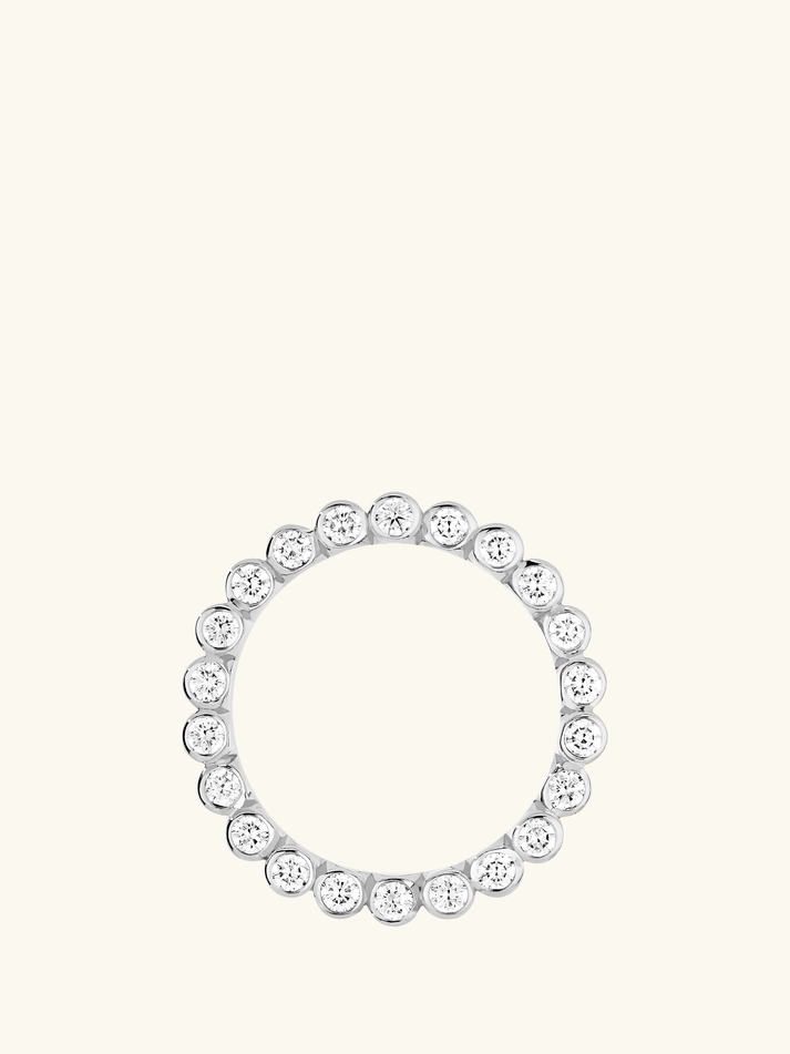 Viltier BAGUE EDGE MEDIUM DIAMANTS