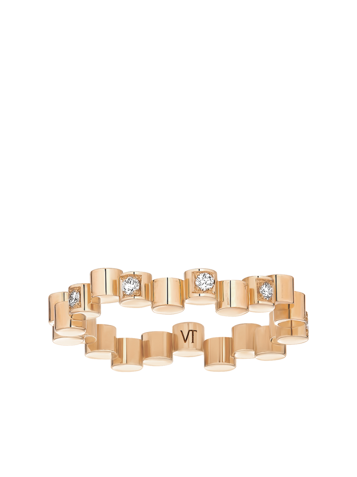 Viltier BAGUE EDGE MINI DIAMANTS