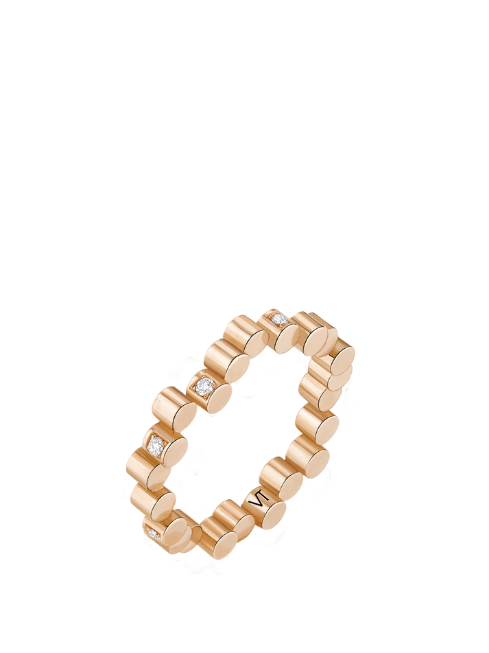 viltier BAGUE EDGE MINI DIAMANTS